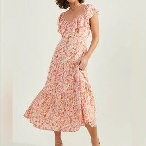 Altard state floral maxi dress